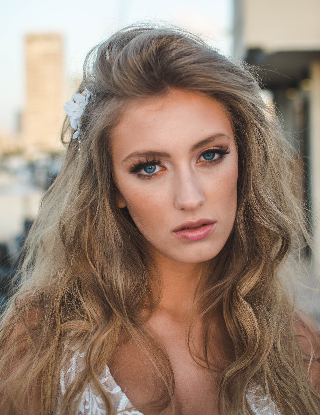 תסרוקות כלה שיער פזור