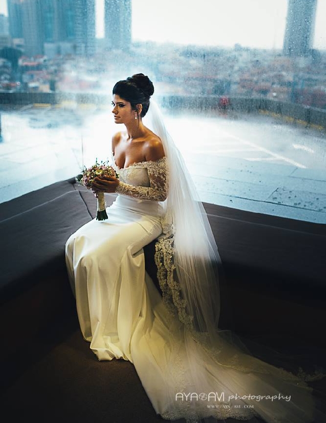 תסרוקות כלה שיער פזור